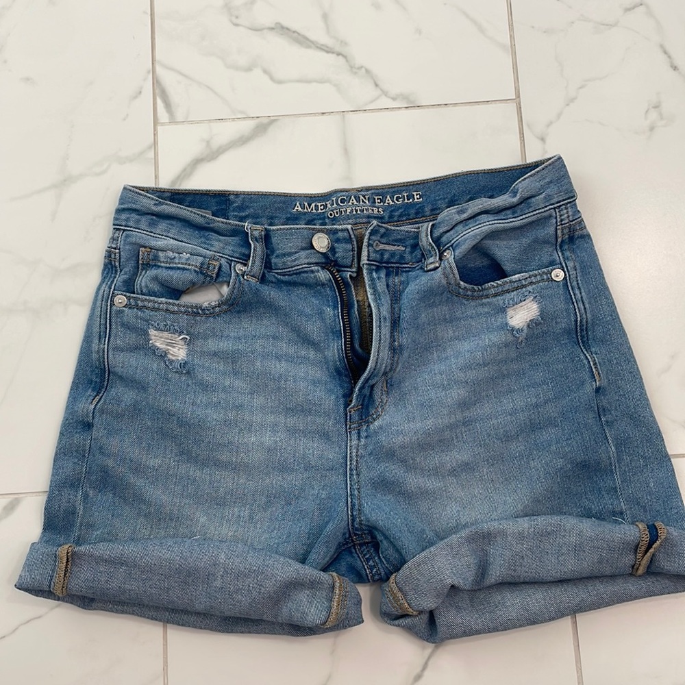 American Eagle - Hand Painted - Vintage - Denim - Shorts